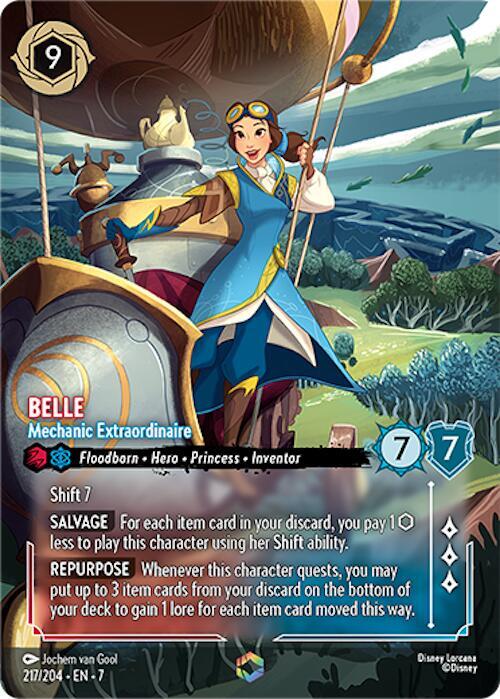 Belle Mechanic Extraordinaire Enchanted 217/204 card