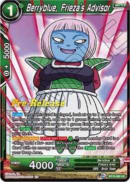 Berryblue Friezas Advisor BT13-080 carta