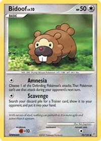 Bidoof 70/130 carta