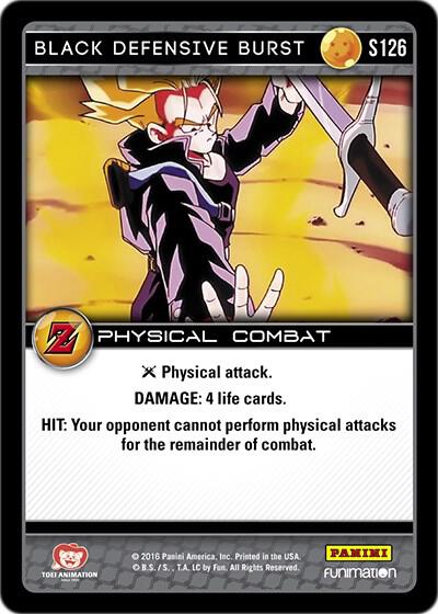 Black Defensive Burst S126