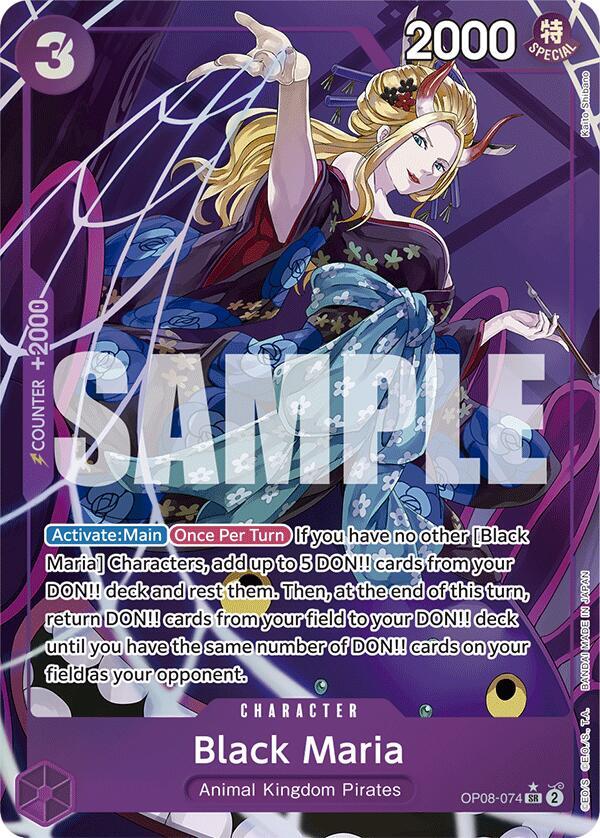 Black Maria Parallel OP08-074 carta
