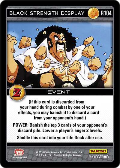 Black Strength Display R104