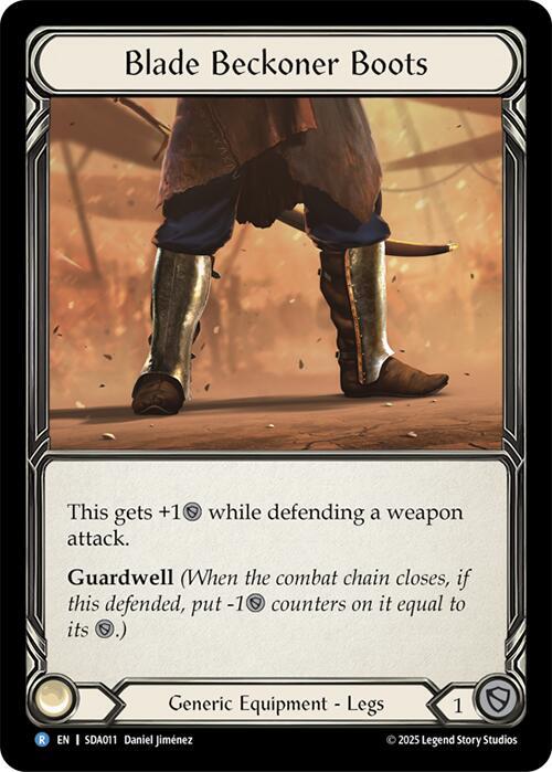 Blade Beckoner Boots SDA011 card