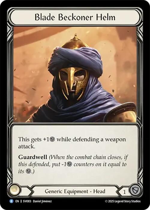 Blade Beckoner Helm SVI003 card