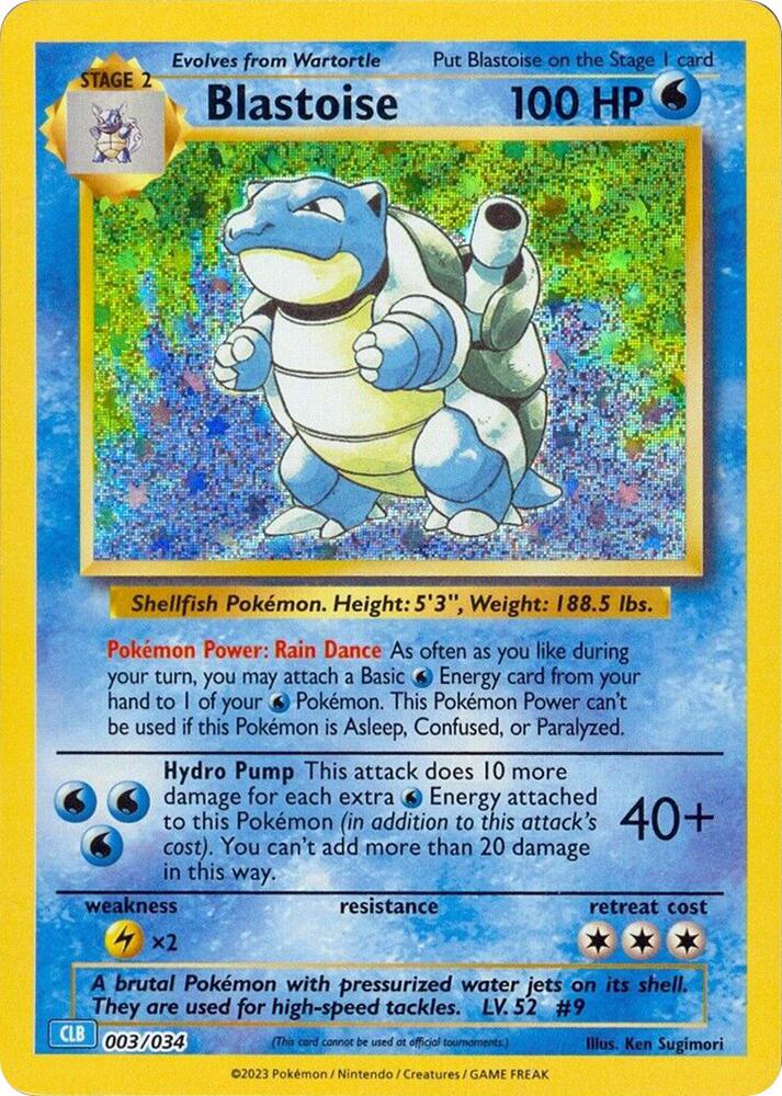 Blastoise 003/034