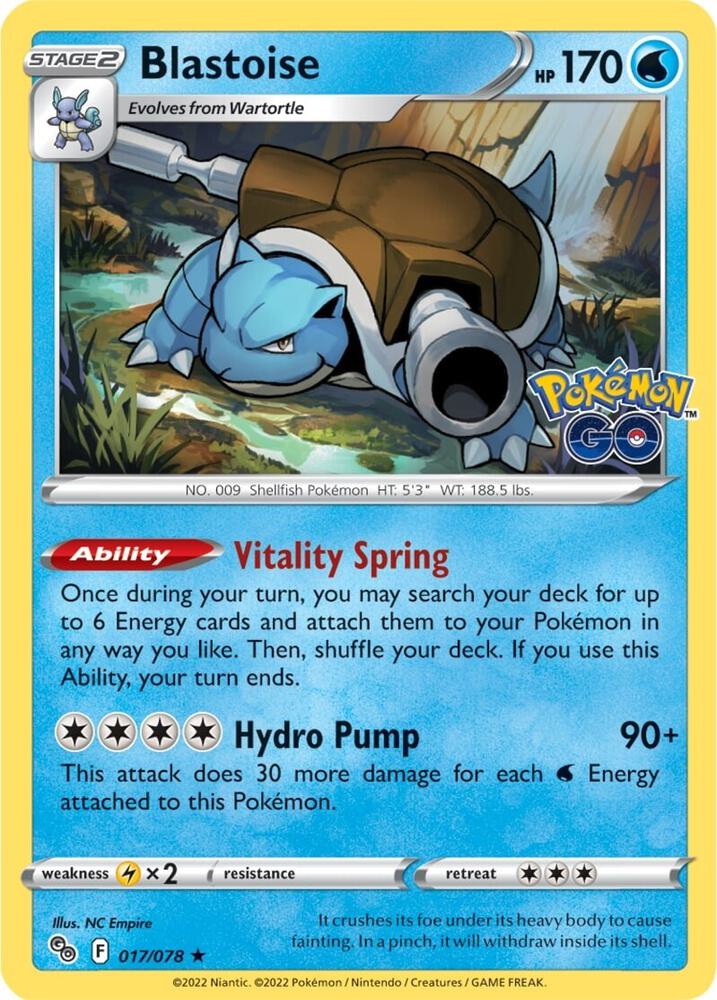 Blastoise 017/078