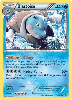 Blastoise 16 101 BW Plasma Blast 016/101 card