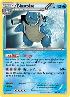 Blastoise 31 149 Non Holo 031/149 card