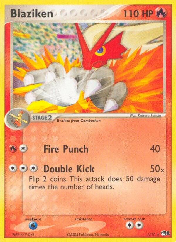 Blaziken 001/017 card
