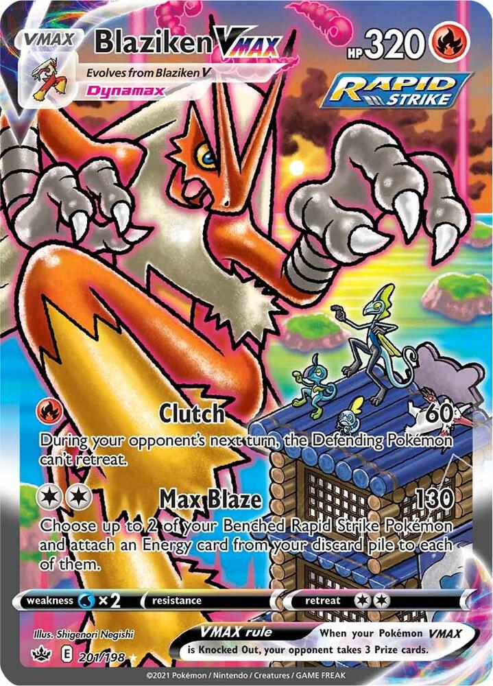 Blaziken VMAX Alternate Art Secret 201/198