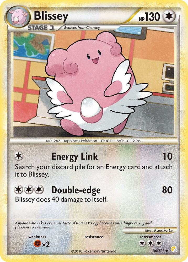 Blissey 36/123 carta