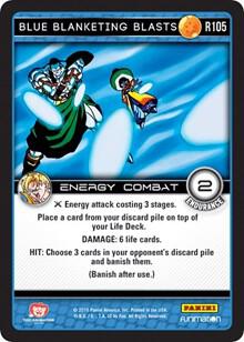 Blue Blanketing Blasts R105 carta