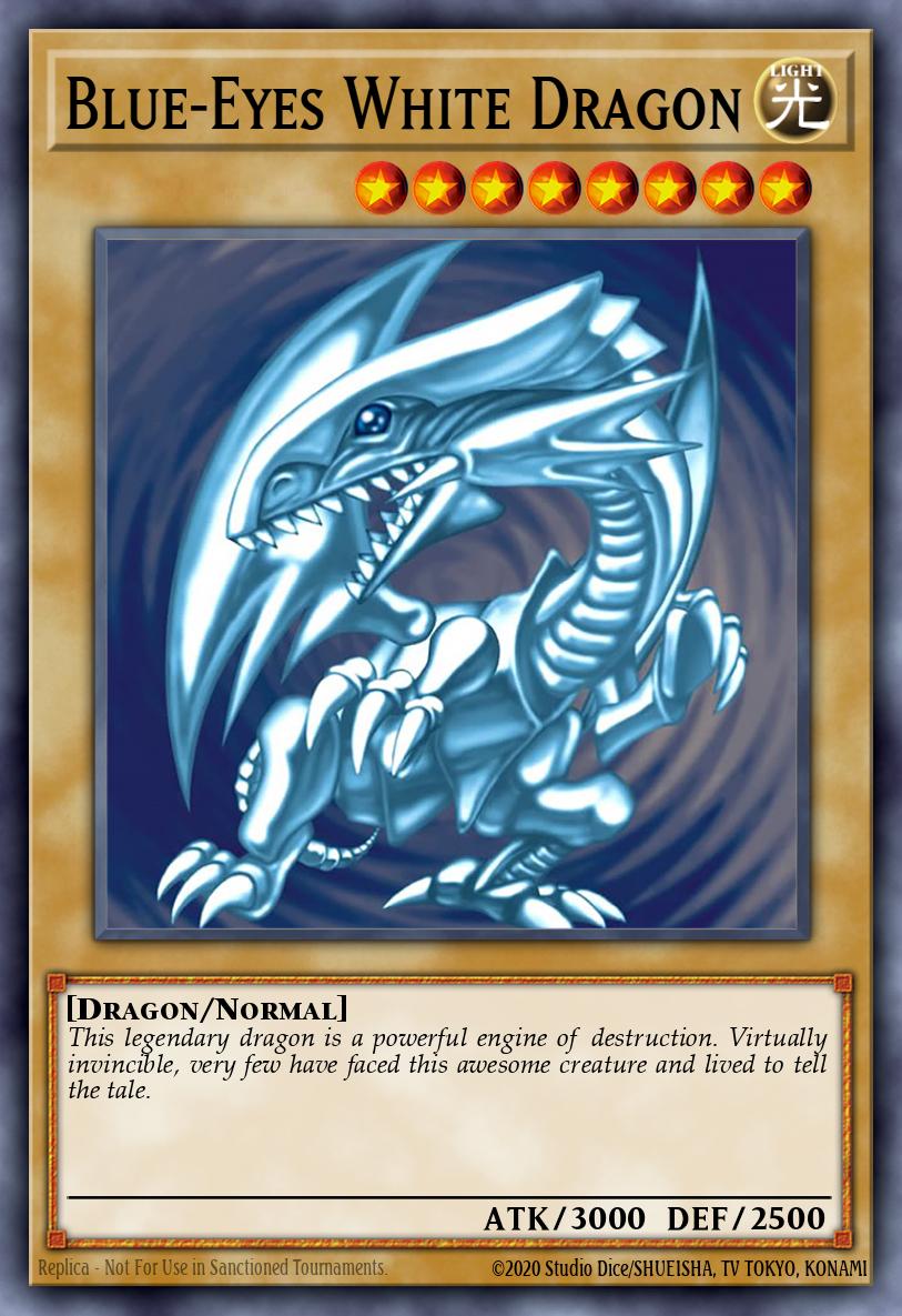 Blue-Eyes White Dragon LOB-001 card