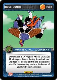 Blue Lunge R128 card