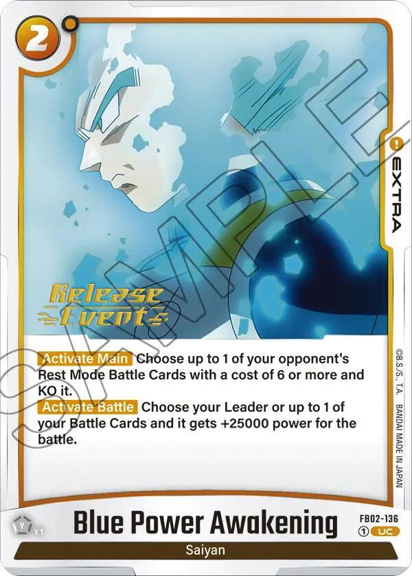 Blue Power Awakening FB02-136 carta