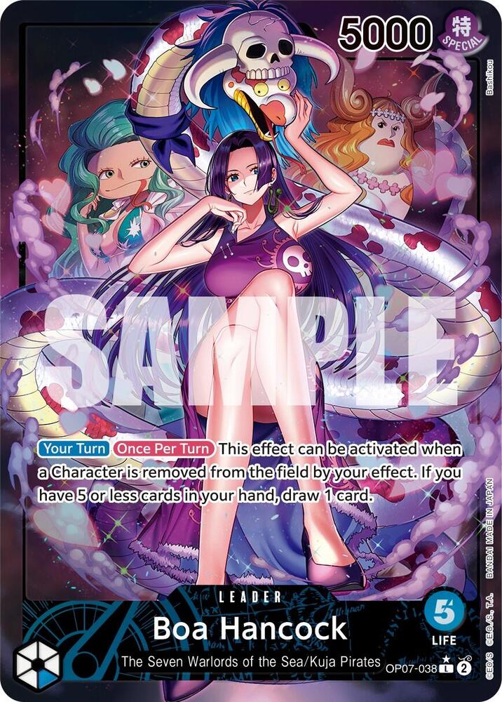 Boa Hancock 038 Parallel OP07-038 carta