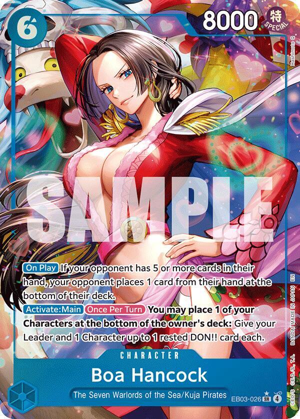 Boa Hancock Alternate Art EB03-026 card