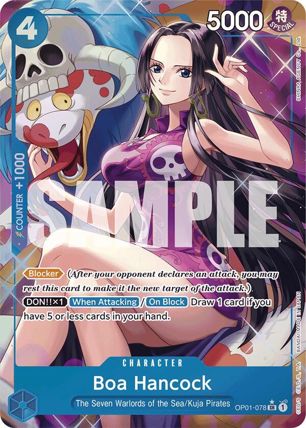 Boa Hancock OP01 078 Alternate Art card