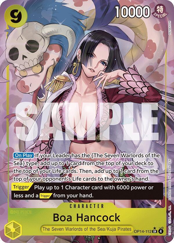 Boa Hancock OP14 112 Alternate Art carta