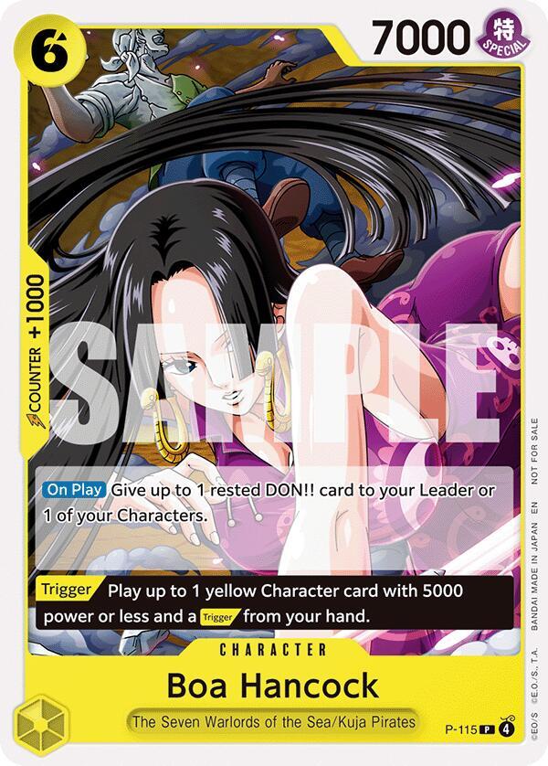 Boa Hancock OP15 Release Event P-115 carta