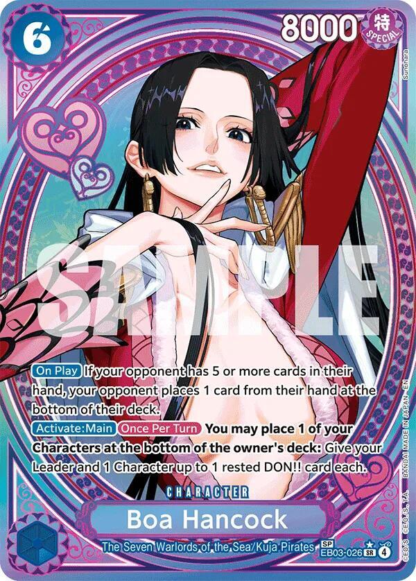 Boa Hancock SP EB03-026 carta