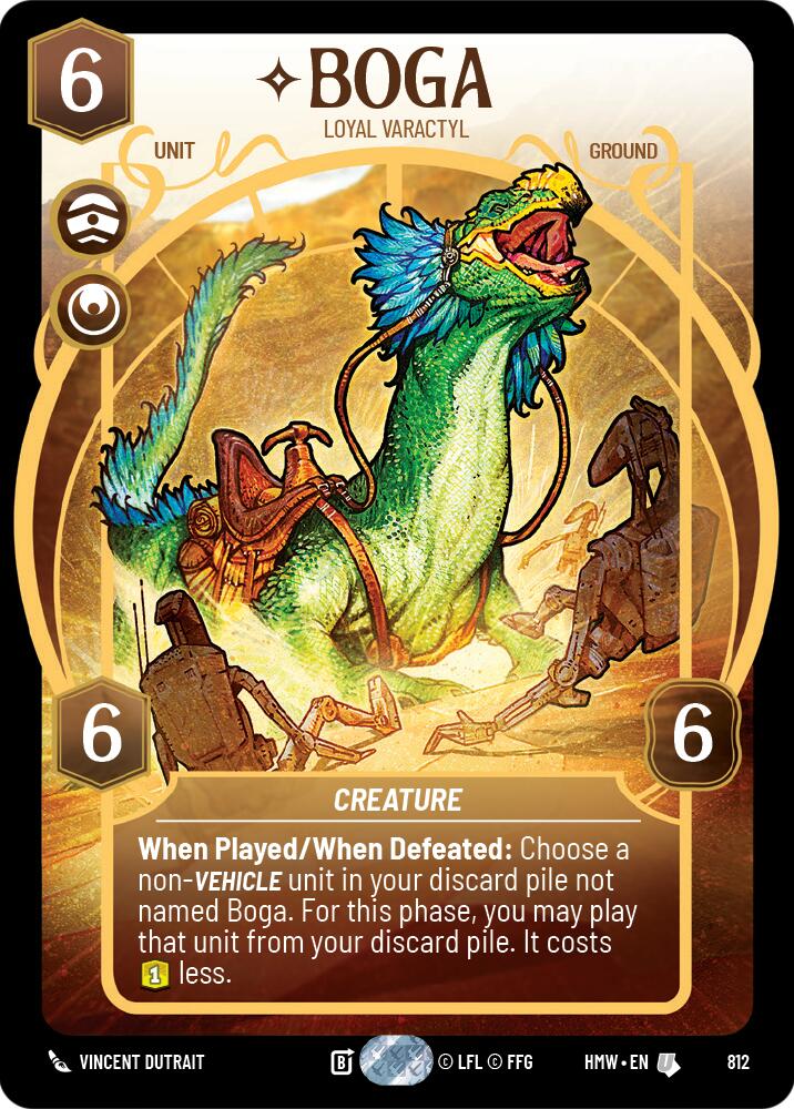 Boga Loyal Varactyl Prestige 812 card
