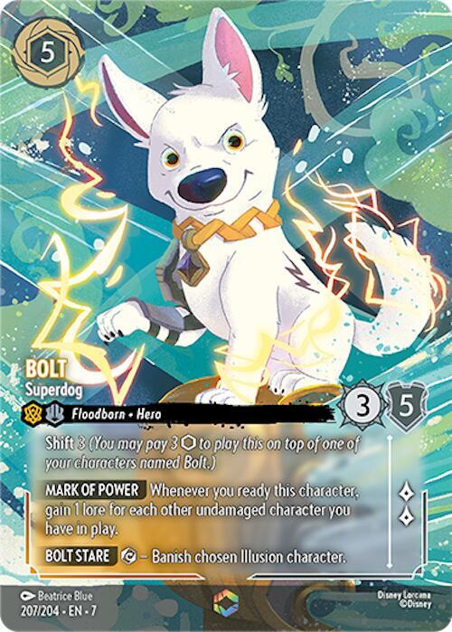 Bolt Superdog Enchanted 207/204 carta