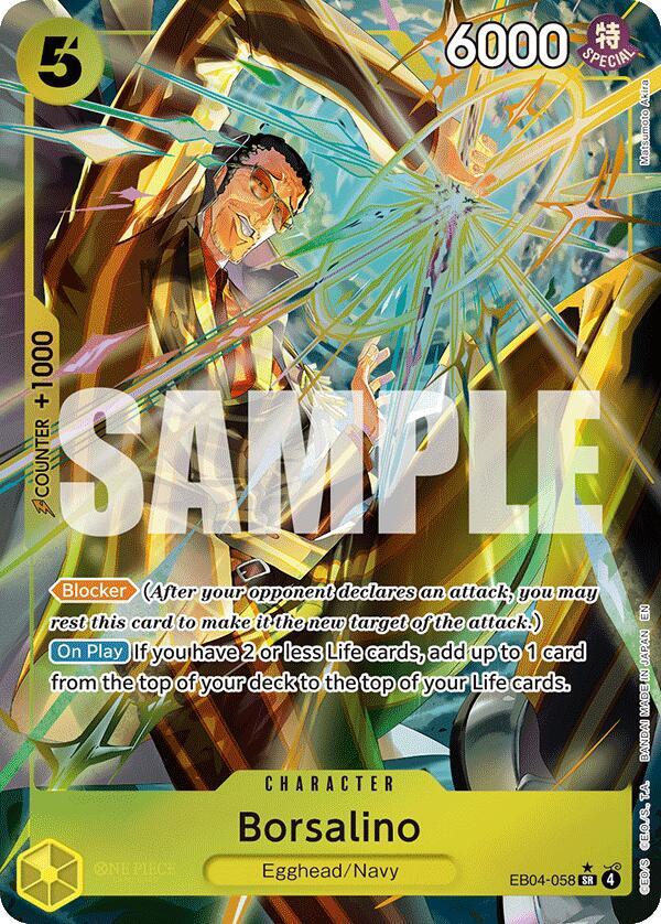 Borsalino Alternate Art EB04-058 card