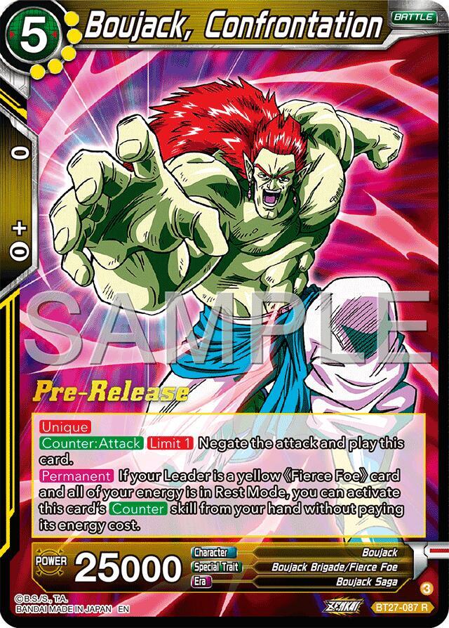 Boujack Confrontation BT27-087 carta