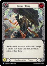 Boulder Drop Red SBR013 card