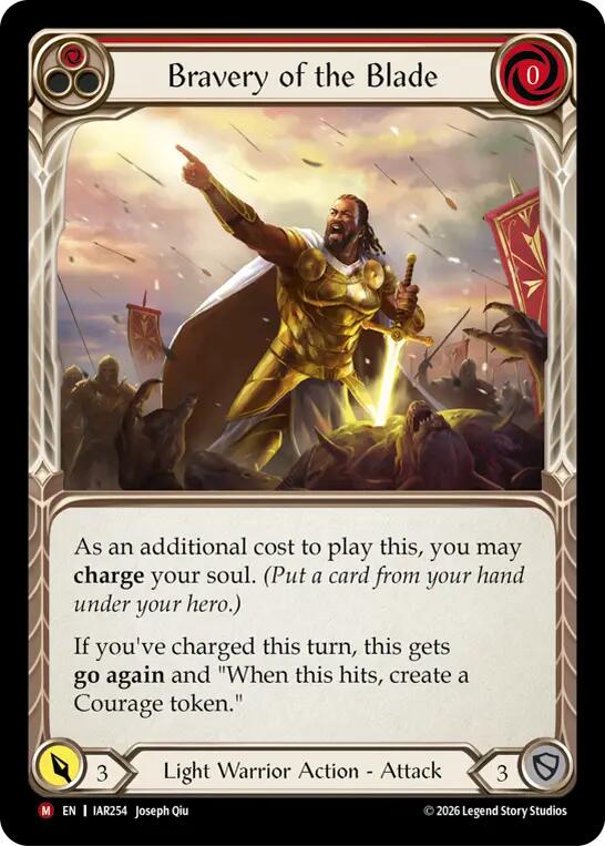 Bravery of the Blade IAR254 card
