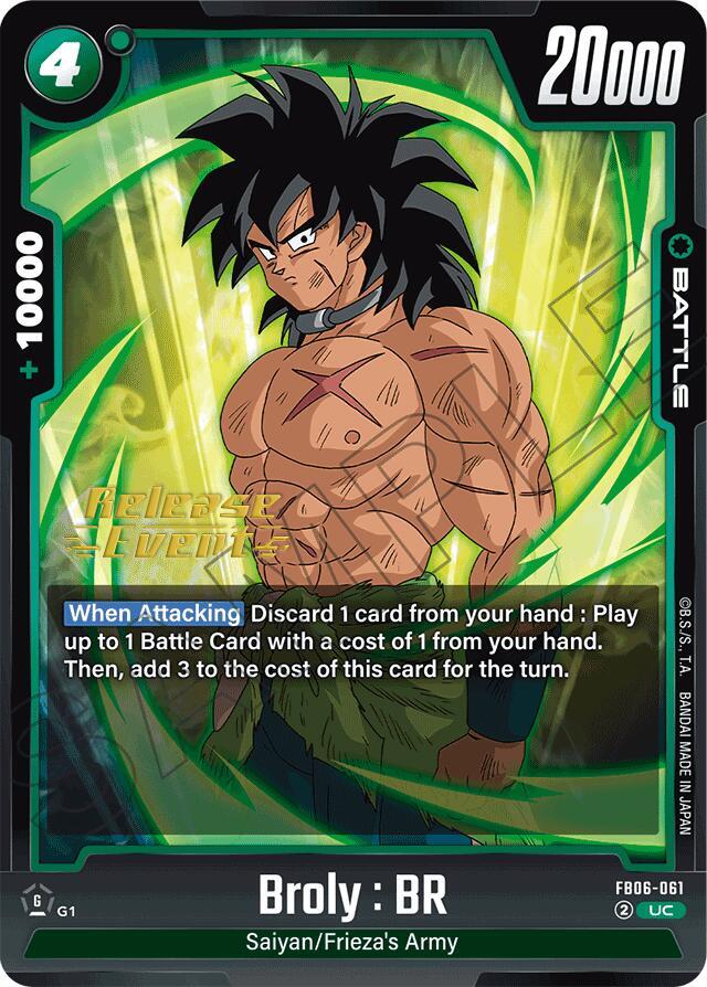 Broly BR FB06 061 carta