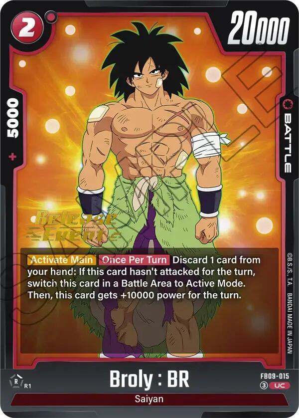 Broly BR FB09-015 card