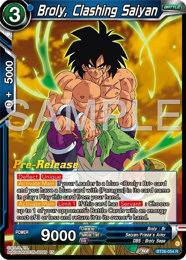 Broly Clashing Saiyan BT26-054