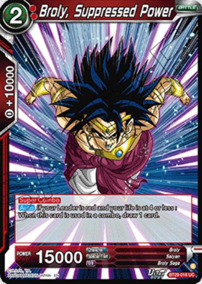 Broly Suppressed Power BT29-016