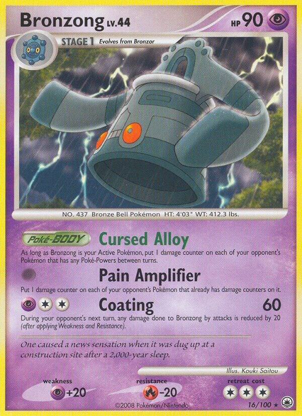 Bronzong 16/100 card