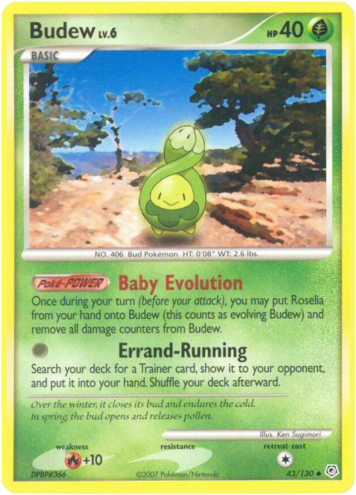 Budew 43/130 card
