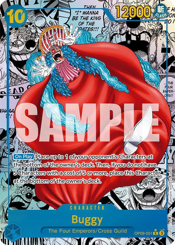 Buggy 051 Manga OP09-051 carta