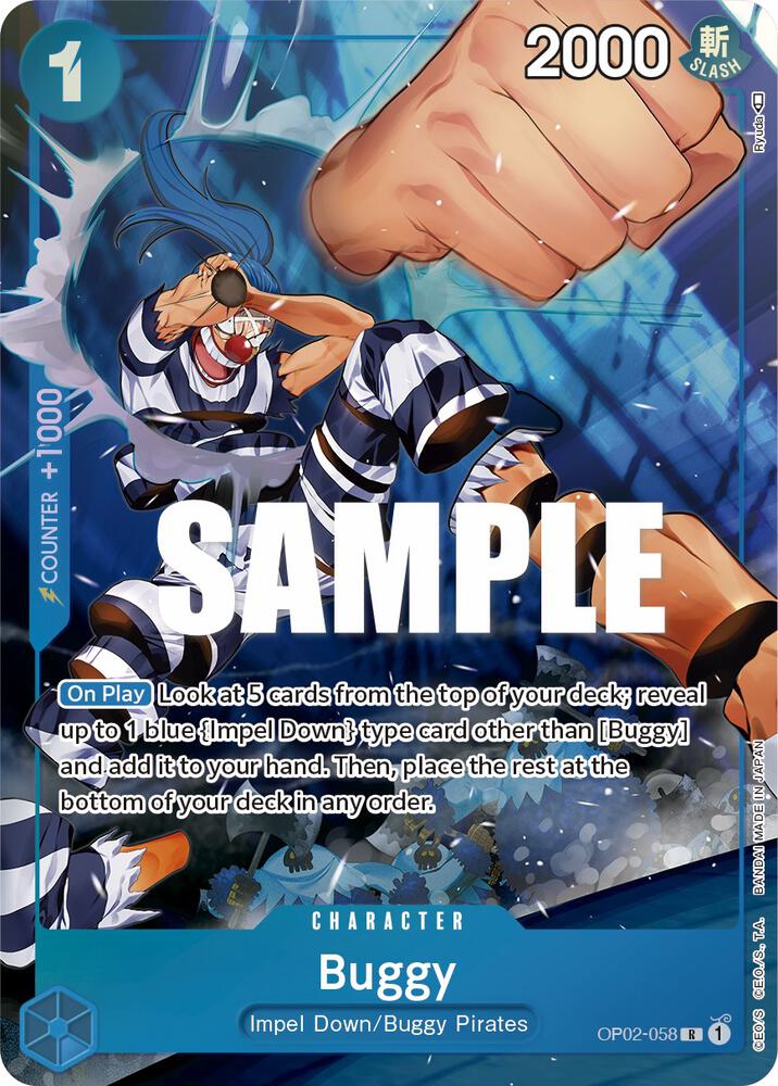 Buggy Alternate Art OP02-058