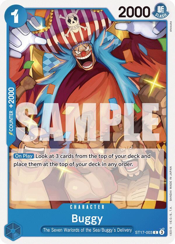 Buggy ST17-003 card