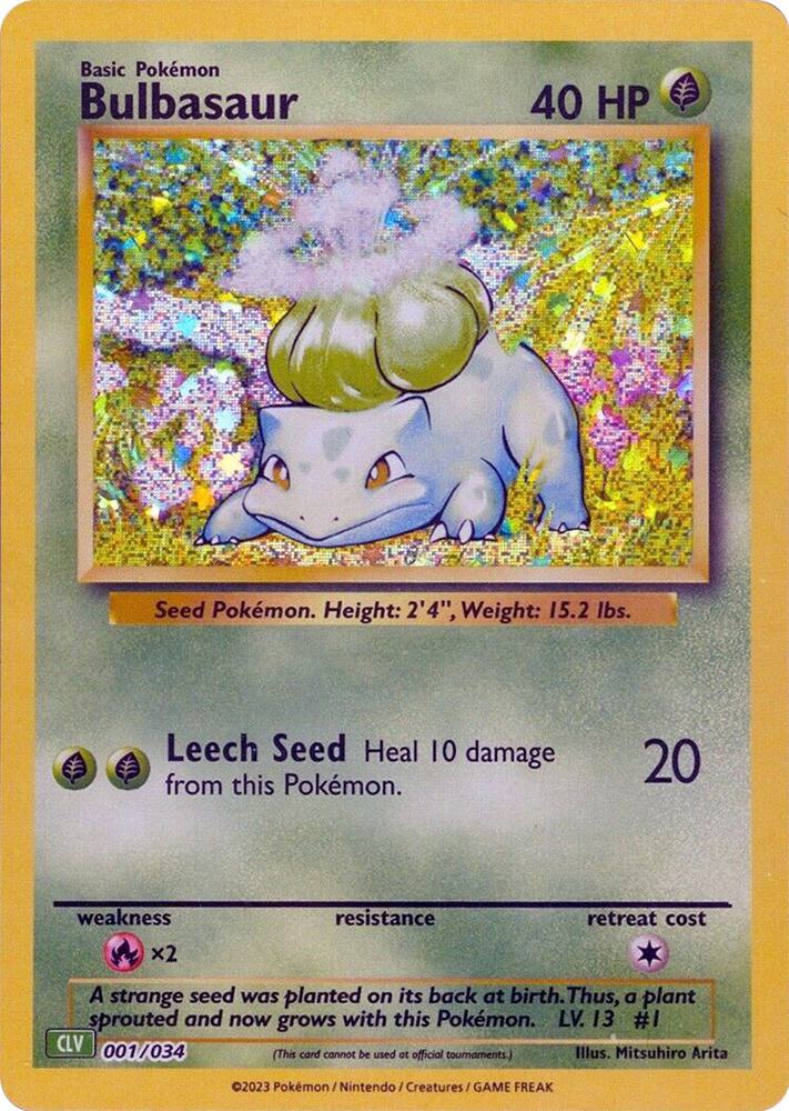 Bulbasaur 001/034