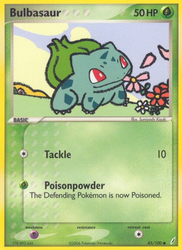 Bulbasaur 045 100 card