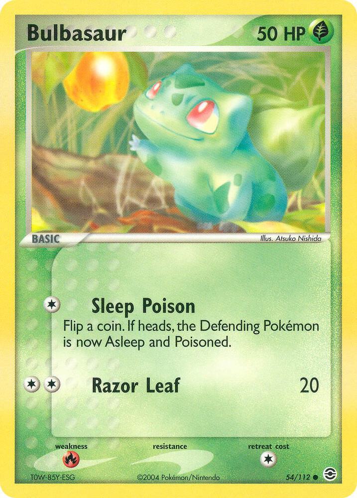 Bulbasaur 054 112 card