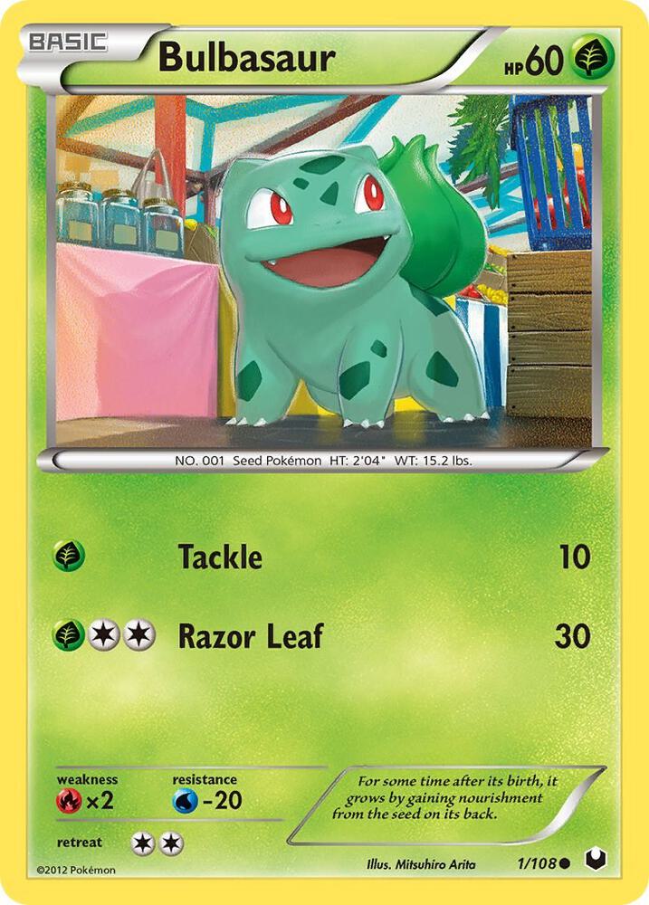 Bulbasaur 1/108 card