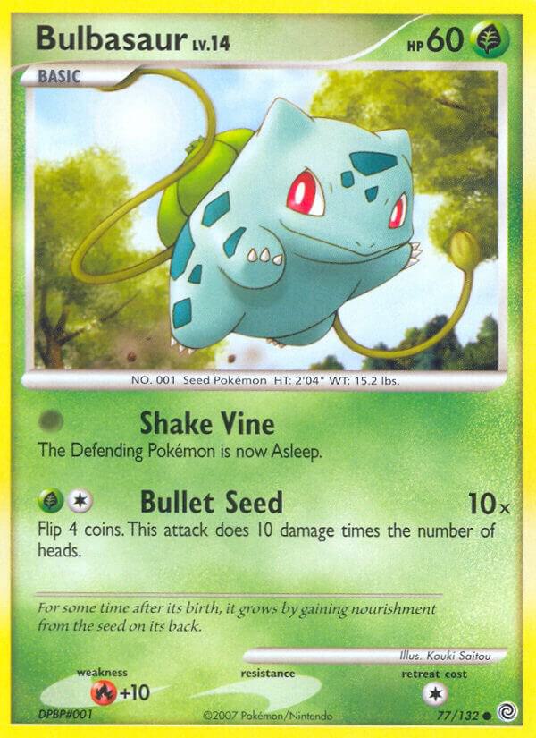 Bulbasaur 77/132 card