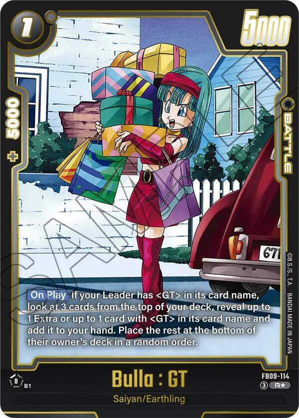 Bulla GT Alternate Art FB09-114 carta