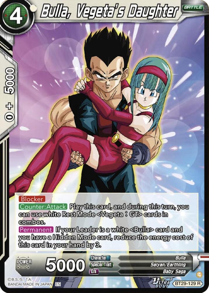 Bulla Vegetas Daughter BT29-129
