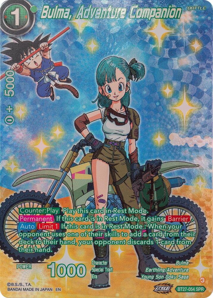 Bulma Adventure Companion SPR BT27-054 carta