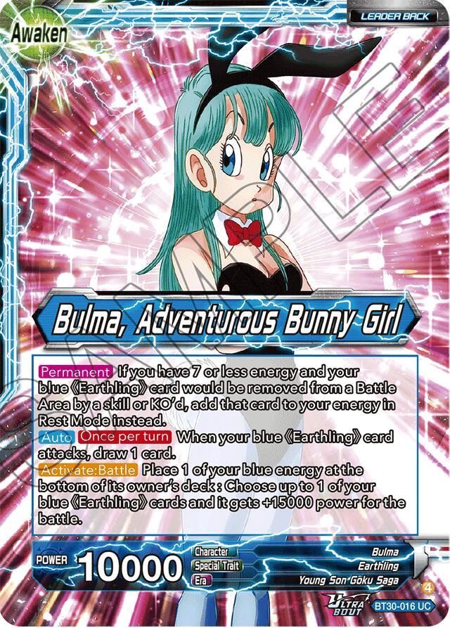 Bulma Adventurous Bunny Girl BT30-016