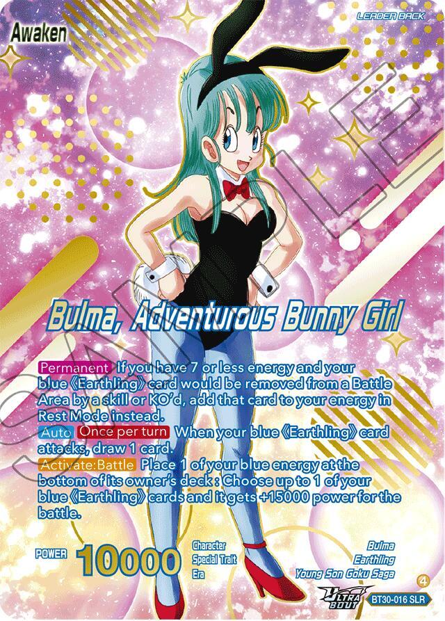Bulma Adventurous Bunny Girl SLR BT30-016 carta